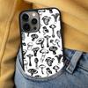 Psychedelic Mushrooms Florals Soft Phone Case for iPhone 17 Air 16e Pro max 15 Pro 13 14 Plus 11 12 MagSafe Magnetic Coque