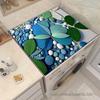 Solid Color Washing Machine and Refrigerator Dust Cover: Diatom Mud, Absorbent, Non-Slip, Dirt-Resistant Mat