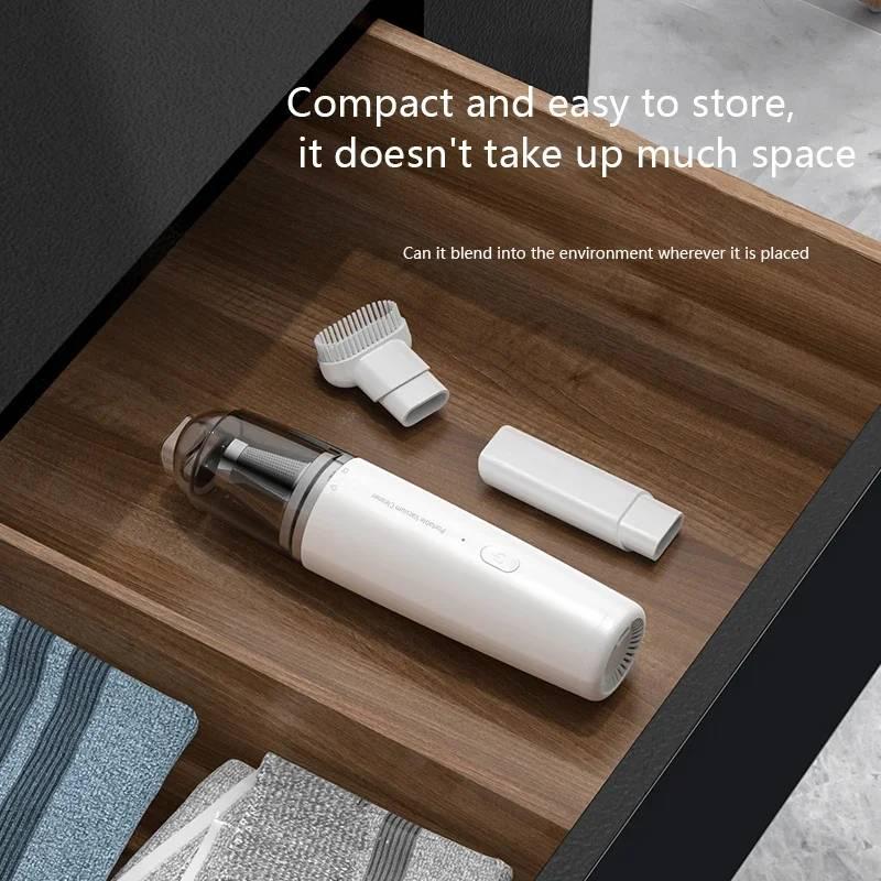 Vacuum Cleaner Mini Car Cleaning Powerful Suction Handheld Car Vacuum Cleaner Rechargeable For Car And Home Auto Vacuum Cleaner