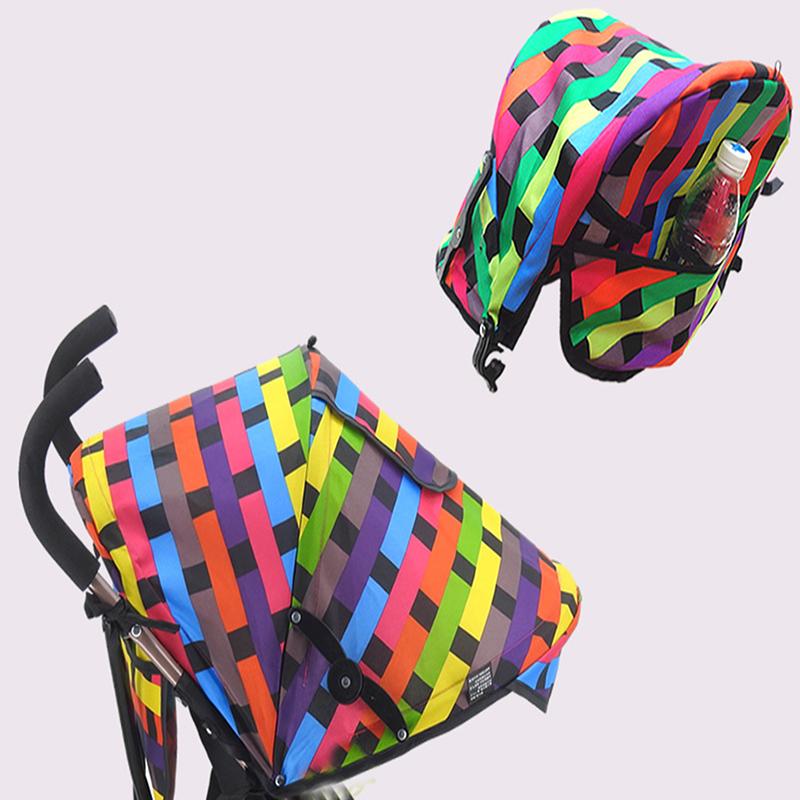 Baby stroller sunshade sunshade, rainproof sunshade, independent full cover car roof, baby stroller accessories