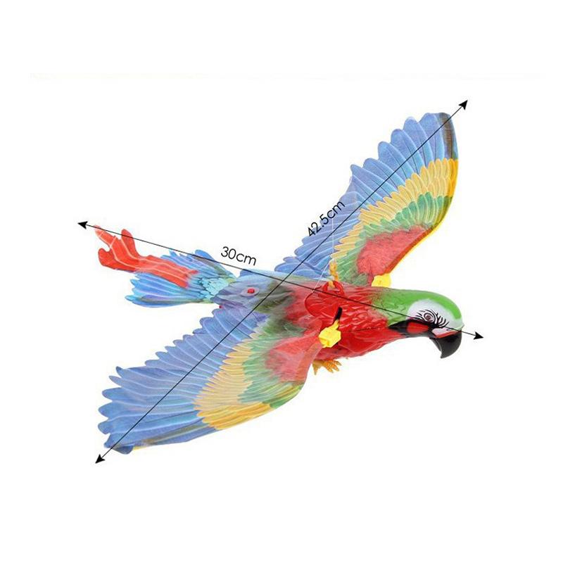 Jouet Aigle Volant Électrique Avec Ailes Battantes Lumière Lumineuse Et Musique Vive Pour Cadeaux d'Anniversaire d'Enfants Jouet d'Intérieur Extérieur