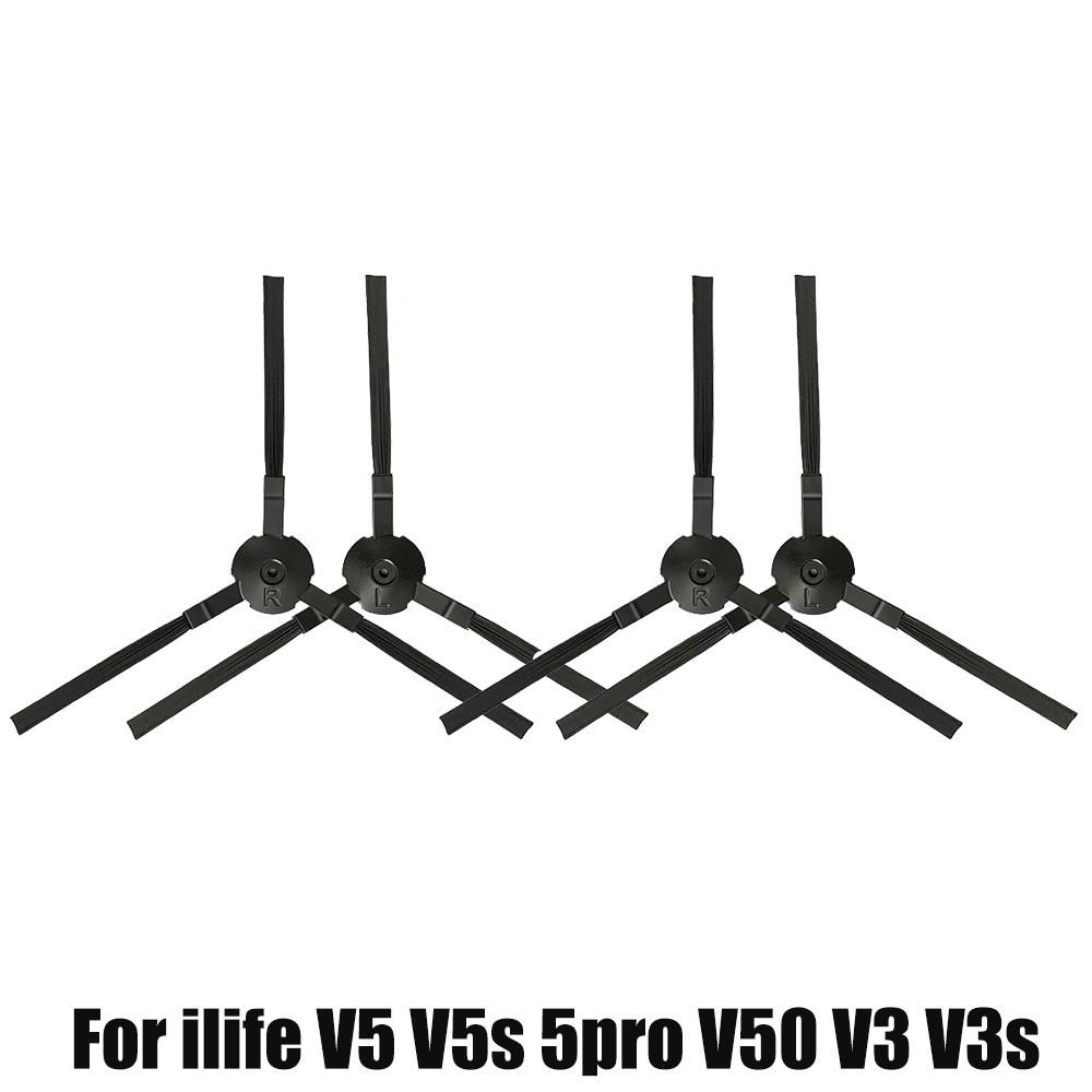 For ILife V5S V5 Pro X5 V5 V3 V5S Pro V50 V55 Side Brush HEPA Filter Mop Cloth Magic Paste Accessories Vacuum Cleaner Parts