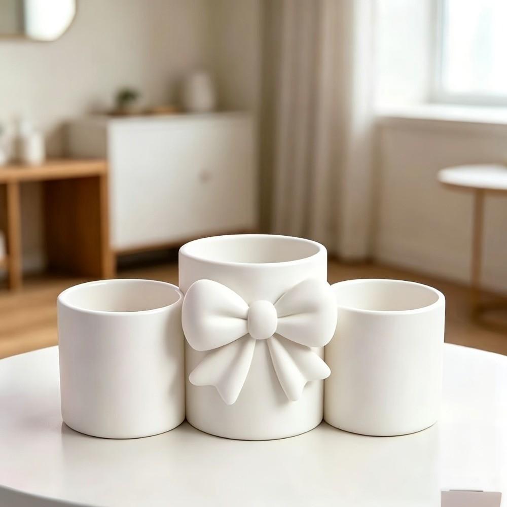 Ornaments Makeup Brush Holder 3D Printed Desktop Decoration Pencil Organizer Office Desktop