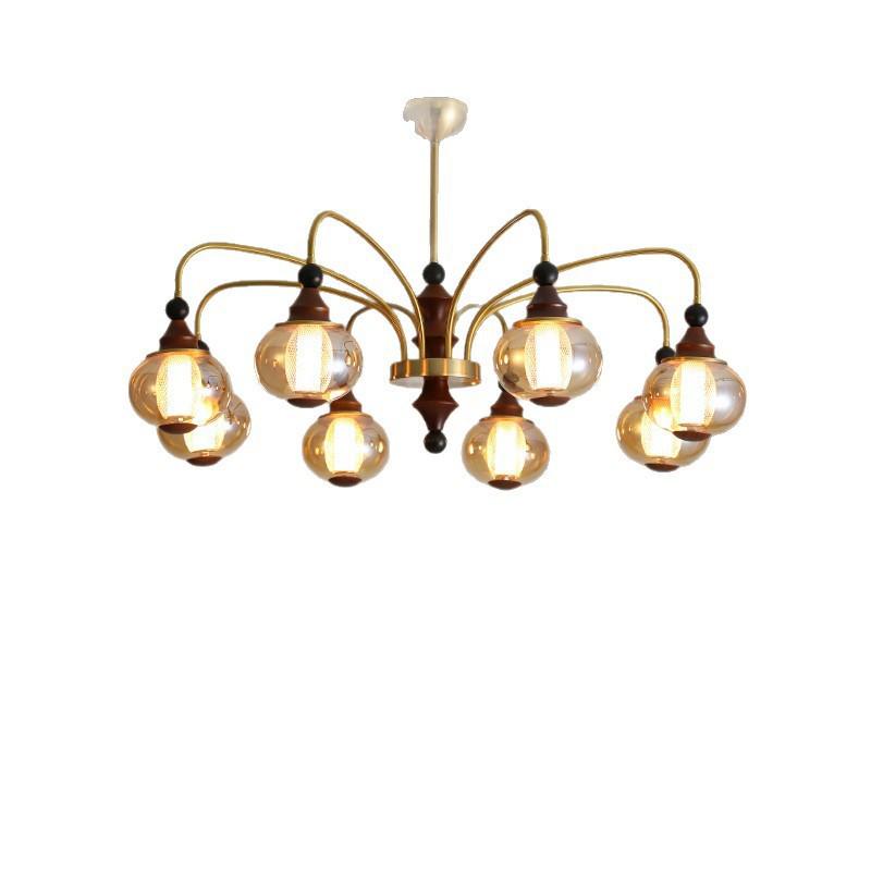 Song Dynasty Bamboo Chandelier: Retro Aesthetic for Living Room and Bedroom