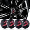 4pcs 56/60mm Car Wheel Hub Cap Tire Rims Center Cover Hubcaps Sticker For Mini Cooper S R56 R50 R53 F56 F55 R60 Accessories