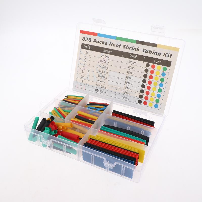 1 Set Elektrische Isolatie Krimpkous Kit Eventronic Elektrische Draad Kabel Wikkel Assortiment Krimpkous 2:1