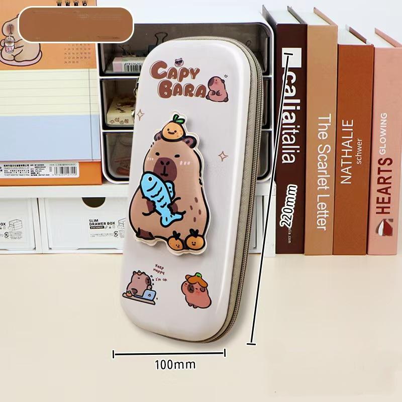 3D Cartoon Stationery Pencil Case for Boys and Girls - Large Capacity Stationery Bag for Primary School Students