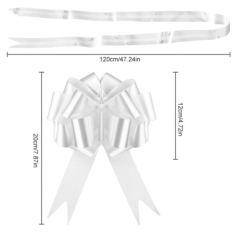 

30 шт. свадебные ленты-банты, большой автомобильный бант для автомобилей, подарки на день рождения, Рождество, подарочные ленты для украшения, свадебные цветы