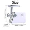 2800W High Power Electric Meat Grinder Meat Vegetables Grinder Food Mixer Mincing Cutter Machine for Household Kitchen Tools