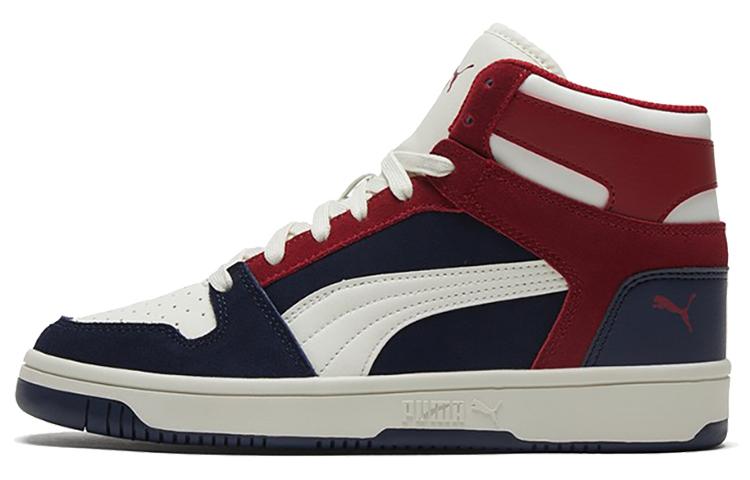 PUMA Rebound Sd Dark Blue/White/Red Mid Casual Board Shoes 370219-04 41