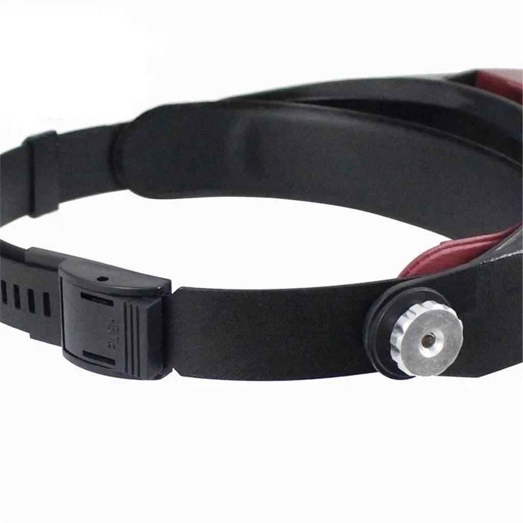 10X Headband Glasses Magnifier Adjustable Size LED Magnifier Loupe Glasses For Reading Optivisor Magnifier Illuminated