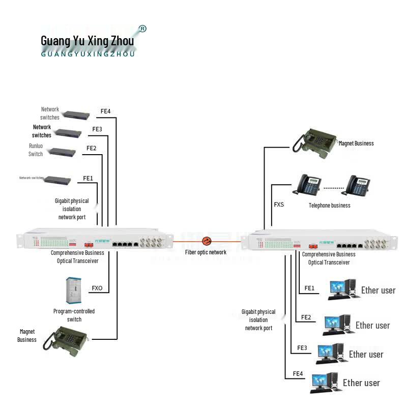 Integrated Multi-Service Optical Transceiver