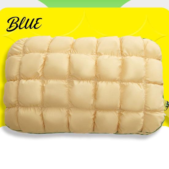 Pillow for Warm Sleepers Pineapple Bun Pillow Fluffy Quilted Bed Cooling Marshmallow-Soft Adults Bedroom Dorm Sleeping Couch Lounging