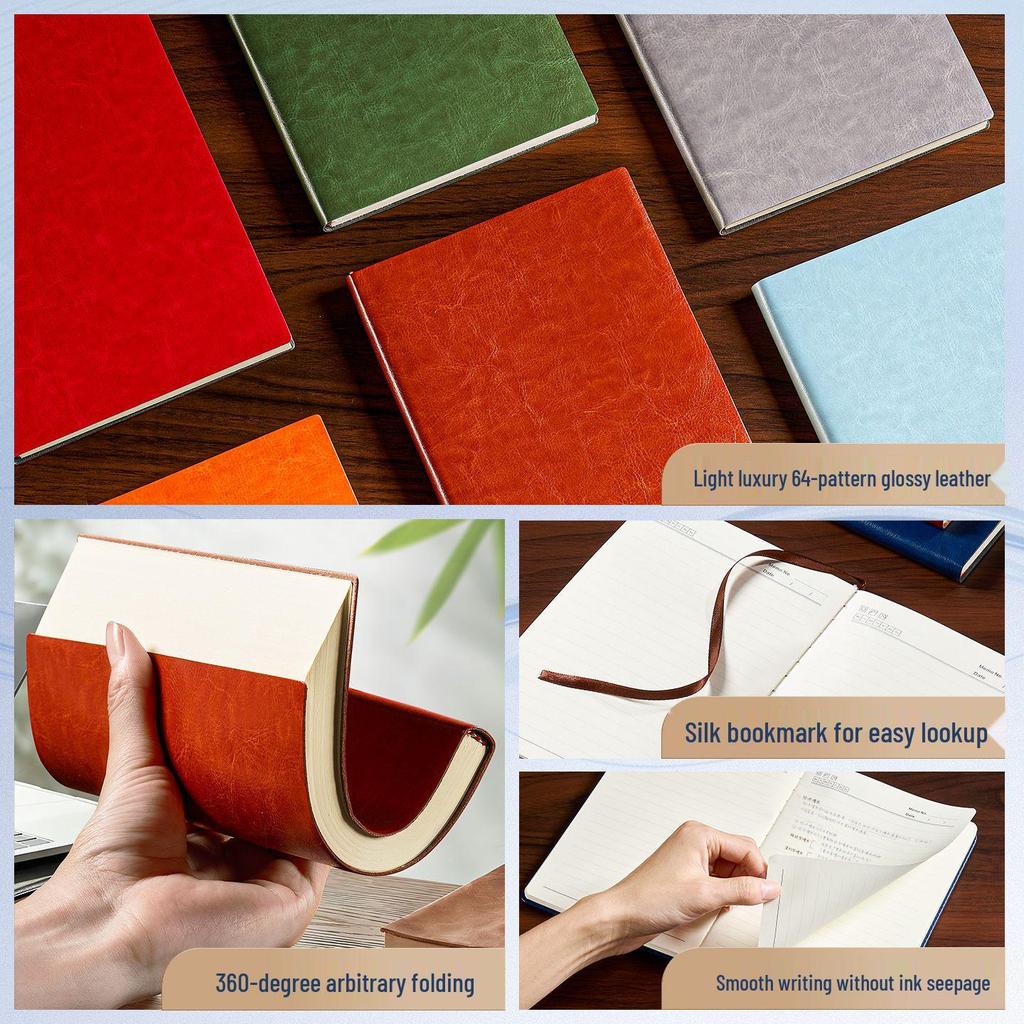 Customizable A5/B5 Business Notebook with Logo - Thick Cover for Office Meetings