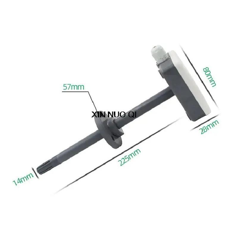Duct Temperature and Humidity Transmitter Sensor 4-20mA Pipeline Type 0-5V Air Conditioner 0- 10V RS485 Output