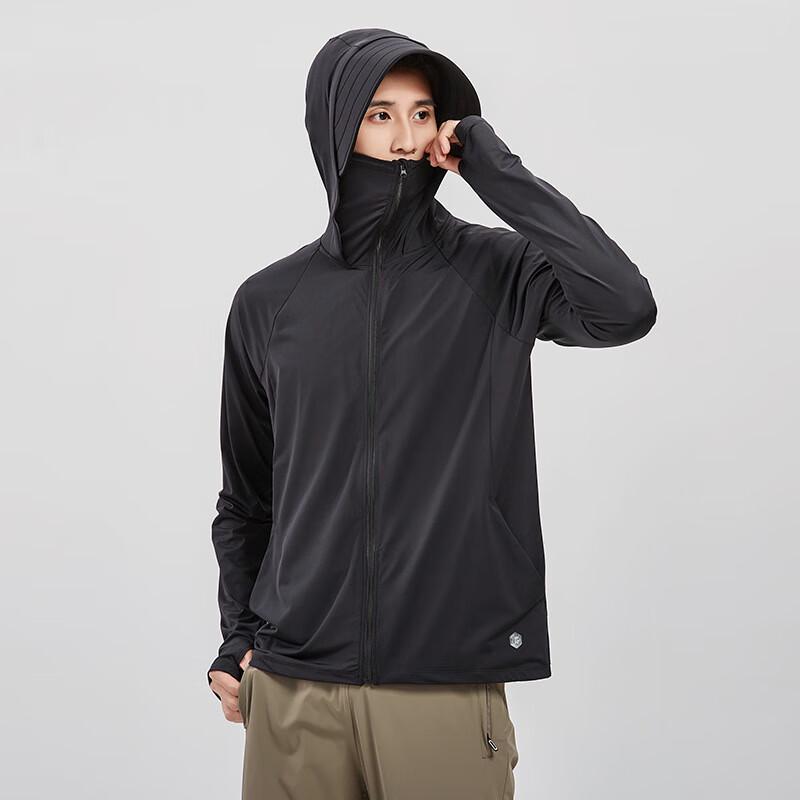 WEZHO Men s Ice Silk Sun Protection Jacket with Detachable Brim