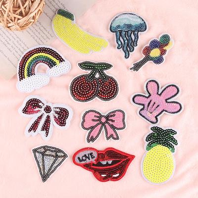 Stickperlen Sticksticker Stoffaufkleber Bekleidungsaccessoires Schuhe und Hüte Taschen Handyhüllen Zubehör Klebepatches