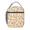 Cute Cartoon Corgi Insulated Lunch Bag for Women Children Leakproof Food Boxes Thermal Lunch Box Tote