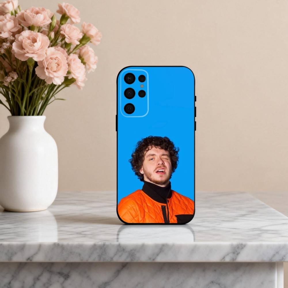 SINGER J-Jack H-Harlow-W Phone Case For Samsung S25,24,23,22,30,21,10,9,Ultra,Plus,Lite,FE,4,5 G Soft Black Case