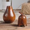 Hand-Carved Eggplant Toothpick Holder Portable Stable Wooden Toothpick Box Simple Toothpick Storage Box Party