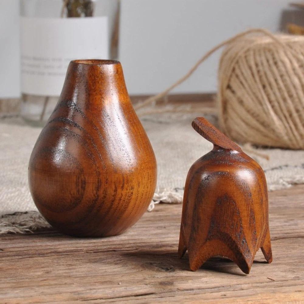 Hand-Carved Eggplant Toothpick Holder Portable Stable Wooden Toothpick Box Simple Toothpick Storage Box Party