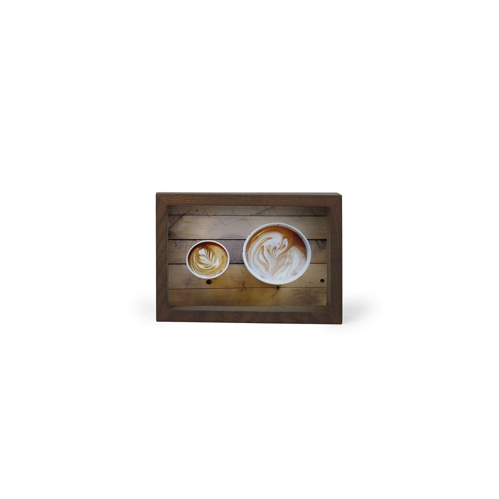 Umbra Photo Frame EDGE PHOTO DISPLAY 4x6 Aged Walnut 21004215746