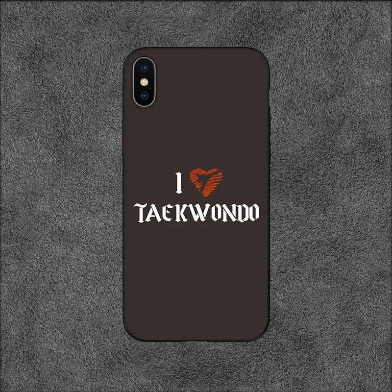 

Чехол для телефона I Love Kungfu Taekwondo для iPhone 11 12 Mini 13 14 Pro XS Max X 8 7 6s Plus SE XR Shell iPhone12PROMAX