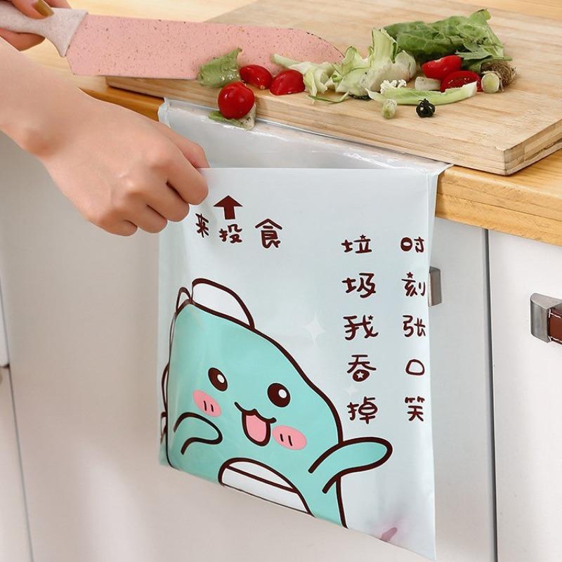 Car-mounted Garbage Bag Adhesive Thick Car Trash Can for Use Inside The Car - One-time Use Household Storage and Cleaning Product