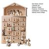 Räddaren Julkrubba Adventsset Julkrubba Adventskalender med 25 Lådor Julbordsdekoration Religiös Familjetradition Minne för Kristna