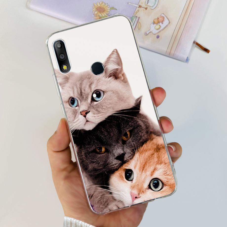 Case for Asus ZenFone Max Pro M2 ZB631KL ZB631KL Capa Soft Silicone Transparent TPU phone Back Mask protecive Cover Jelly Paint