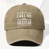 Men's and Women's Same Style Letter Print Washed Retro Baseball Cap Fashionable Men's and Women's Sunshade Outdoor Hat