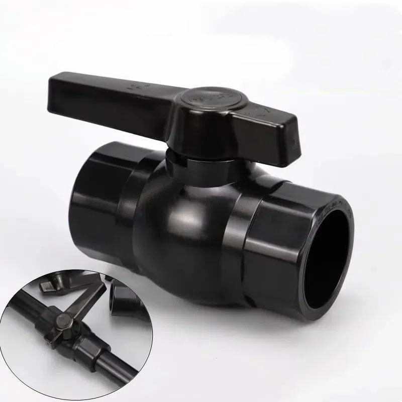 Pvc Pipe Ball Valve 20/25/32/40/50Mm Garden Irrigation Agriculture Water Supply Aquarium Water Pipe Connector Fittings