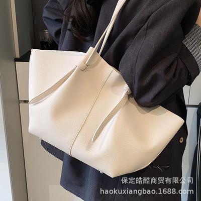 Premium Sense Simple Commuter Bag Women's Spring and Summer 2025 New Fashion Niche Versatile Large Capacity Shoulder Tote Bag