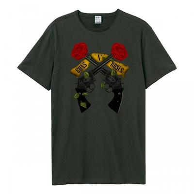 Amplified Camiseta unissex para adultos com Guns N Roses