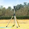 Garden Automatic Rotating Sprinklers 1/2" Female Thread Stainless Steel Tripods Lawn Orchard Irrigation Nozzles 350/550/650 L/H