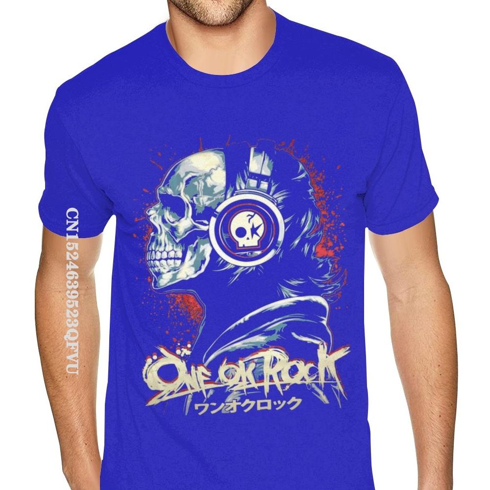 Cheapest One OK Rock T Shirt Hip Hop Rock Shirt For Men Plus Size T Shirt Cotton Tops T Shirt Funny Man Top T-shirts Customized