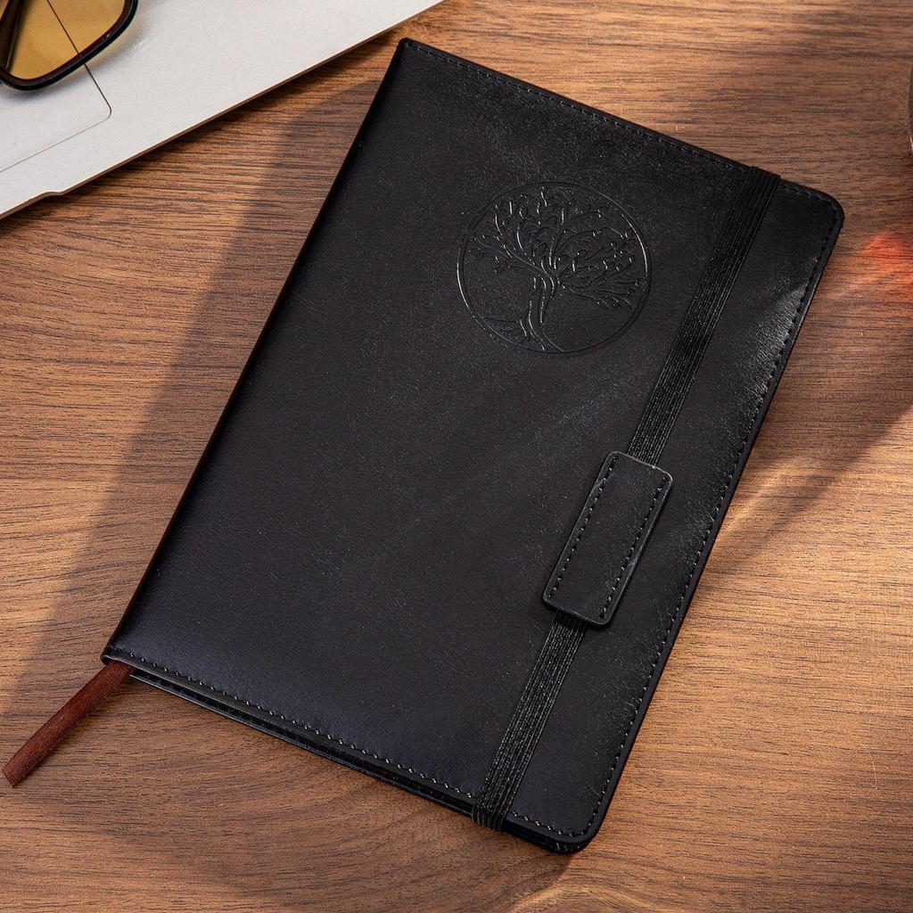 Cross-Border A5 Soft Leather Retro Business Notebook Diary