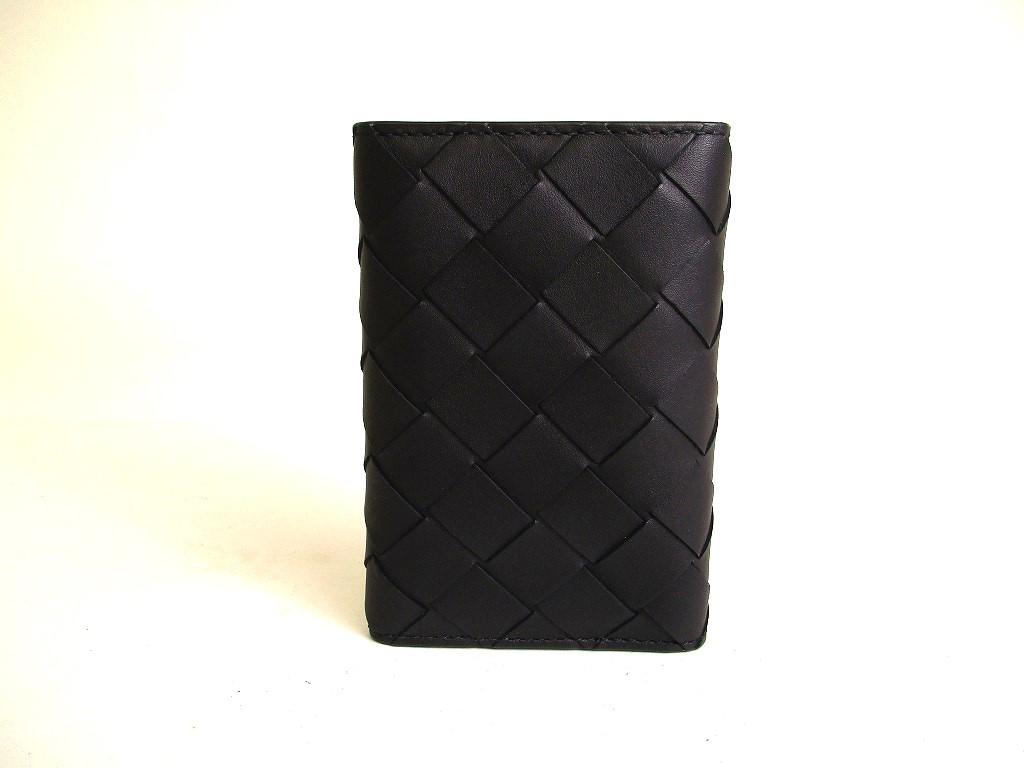 Authentic BOTTEGA VENETA Black Leather Silver H/W 6 Pics Key Cases #a120  Refurbished