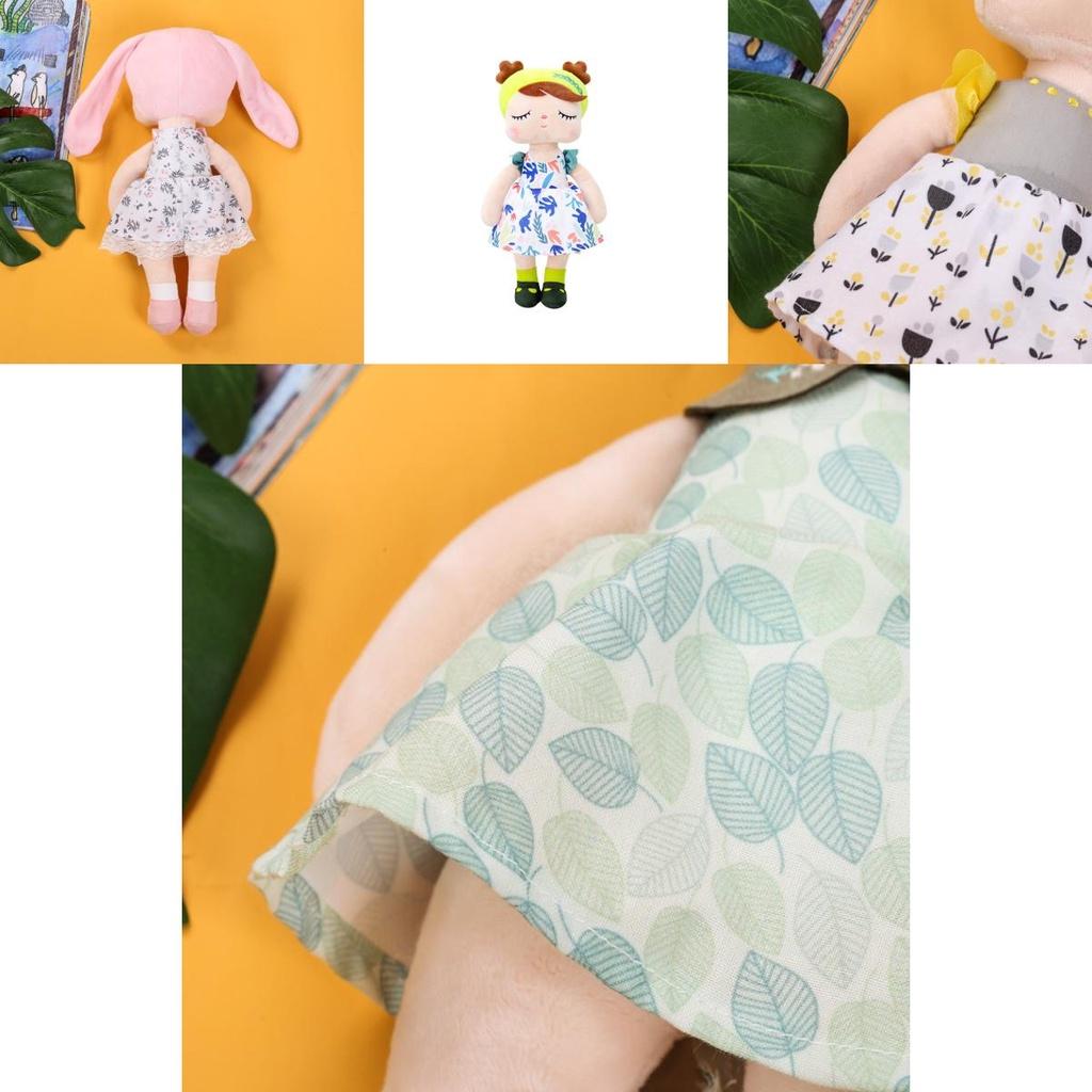 Metoo Stuffed Doll Princess Angela Bunny Plush Soft Rabbit Fashion