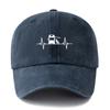 A Stylish And Versatile Printed Baseball Cap Suitable for Both Men And Women Featuring a Classic Retro Washed Design This Ligh