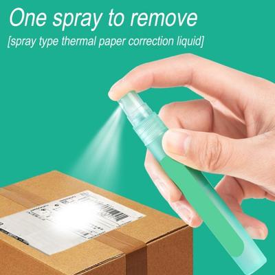 Spray Protezione Privacy per Carta Termica Portatile Copertura Informazioni Liquido Scontrino Cancellatore Dati Sensibili