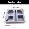 Multifunctional Silicone Organizer for Cups and Smartphones Practical Couch Cup Holder Tray for Snacks Beverages Rack
