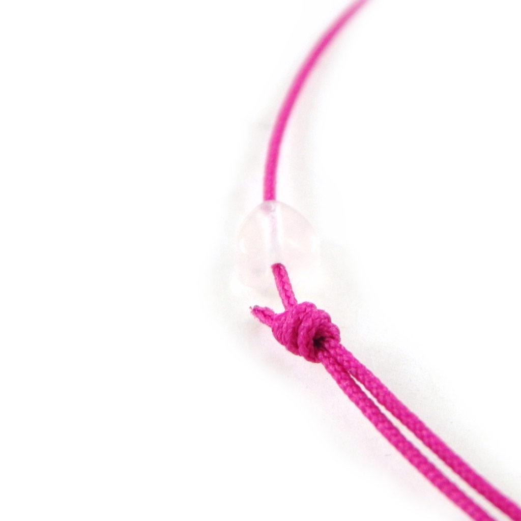 Les Trésors De Lily [H6261] - Silver Bracelet 'Star' Pink Silver - 11x13 Mm