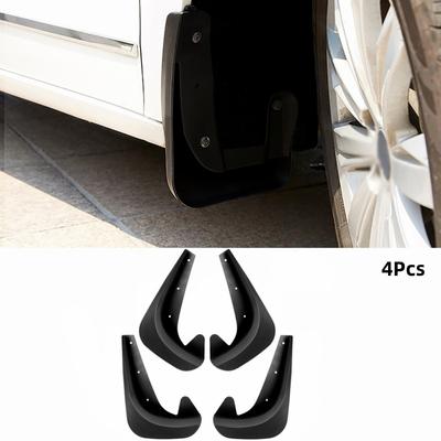 4Pcs/set Universal Car Tire Fender Modified Mud Flap Anti-Splash EVA Plastic Splash