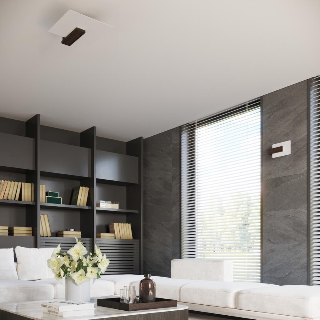Lappo wenge wall lamp