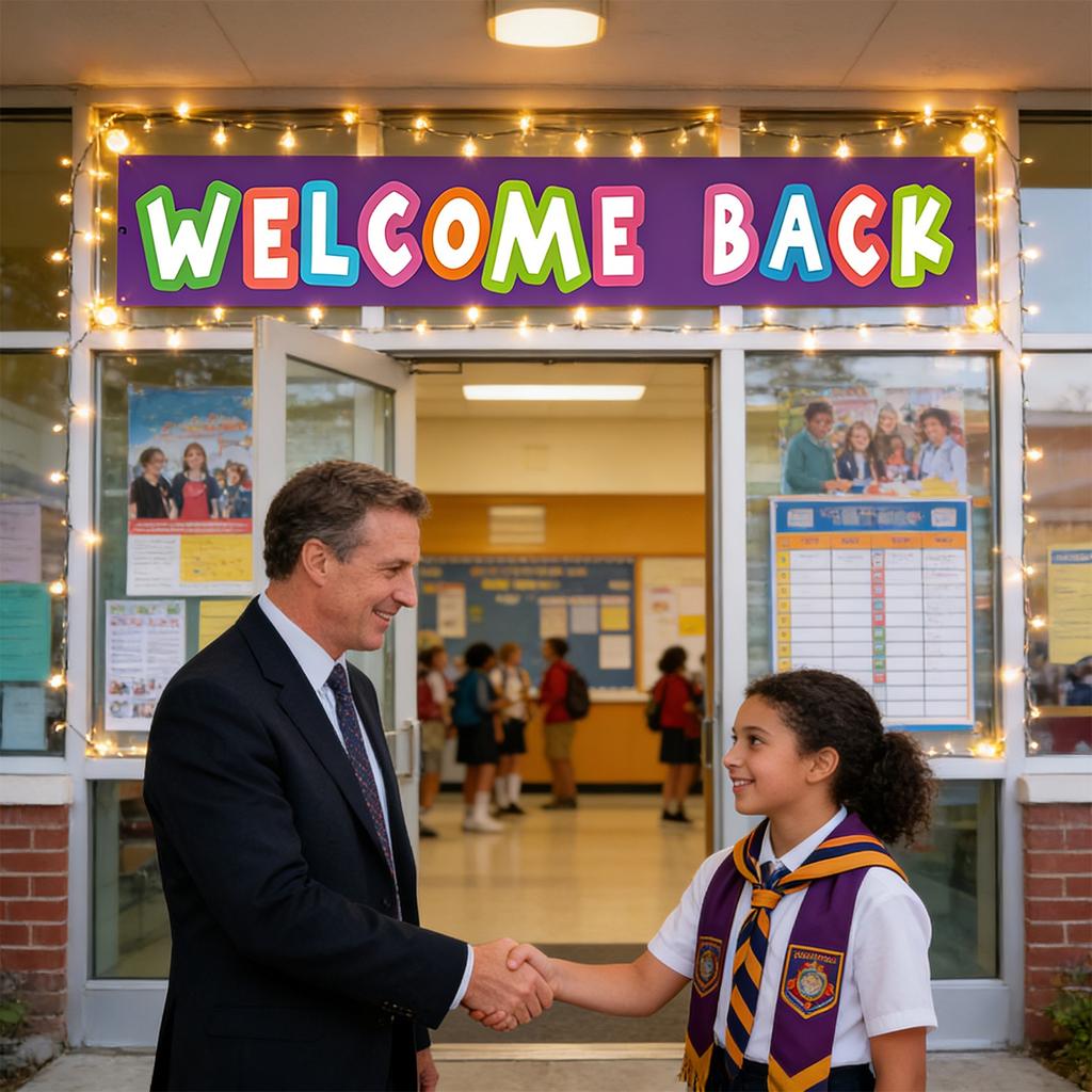 Grote Welkom Terug Banner, Homecoming Feest Decoraties, Terug Naar School Borden Decoraties, School Decor, Terugkomst Feestbord Buiten Binnen