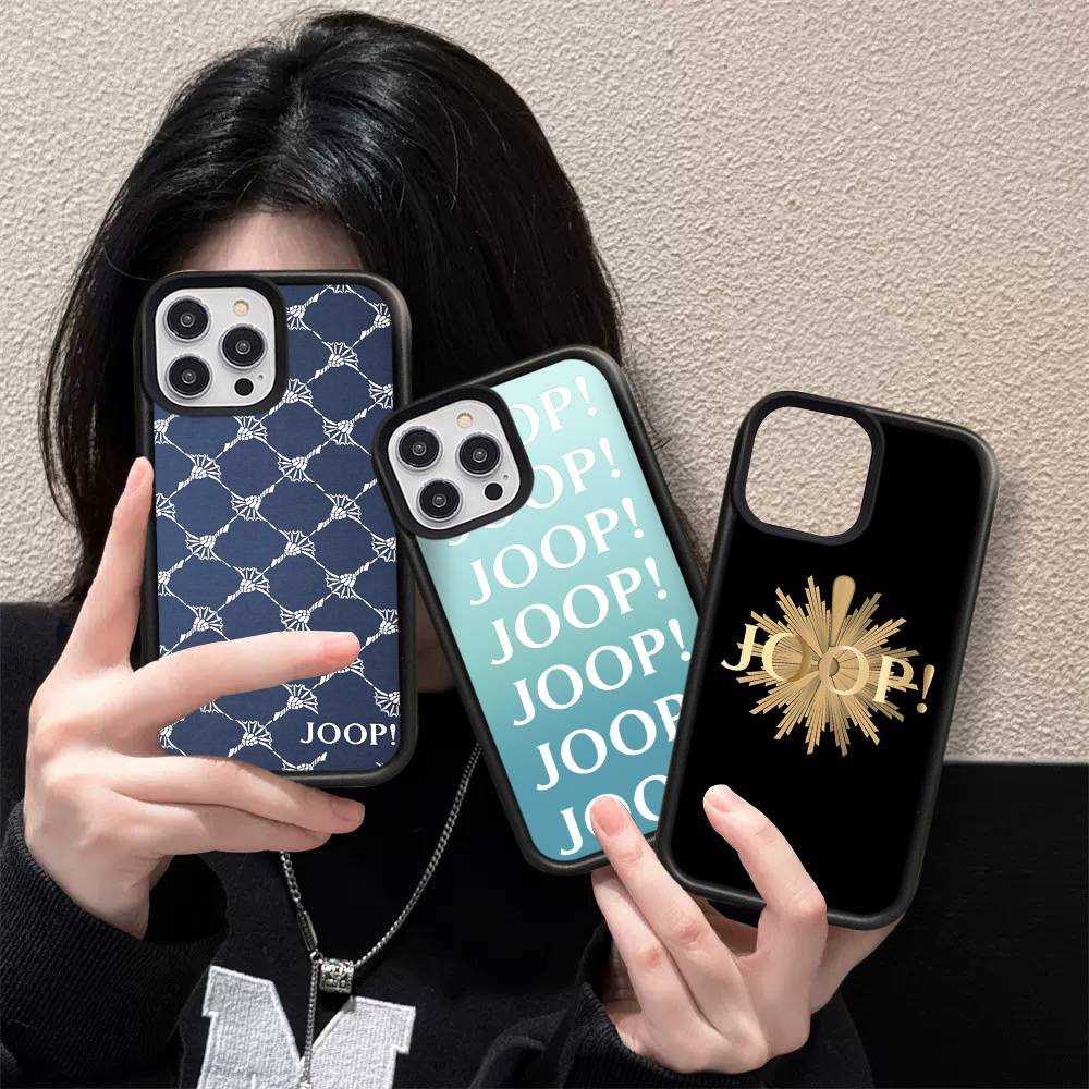 Modemarke J-Joop Für IPhone 17 16 15 14 13 12 11 Mini Pro Max Plus PC+TPU Rückseite Handyhülle
