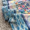 Palace Floral Maxi Dress Women Summer Holiday Chiffon Long Dresses Shirt 2026 Spring Long Sleeve Single Breasted Party Dress