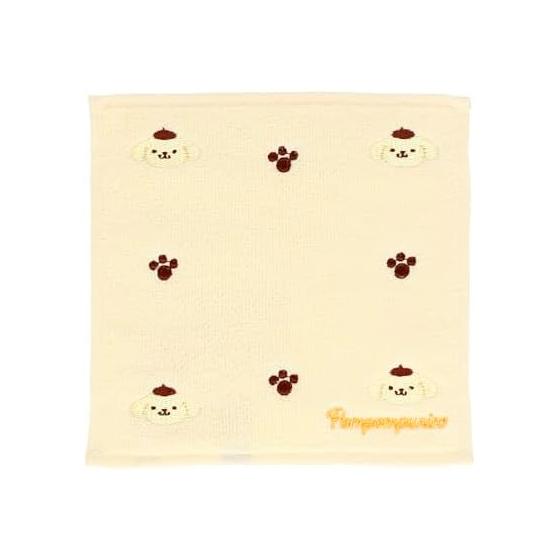 Marushin Handkerchief Sanrio Pompompurin Tiny Footprints Antibacterial and deodorizing treatment 3725019700
