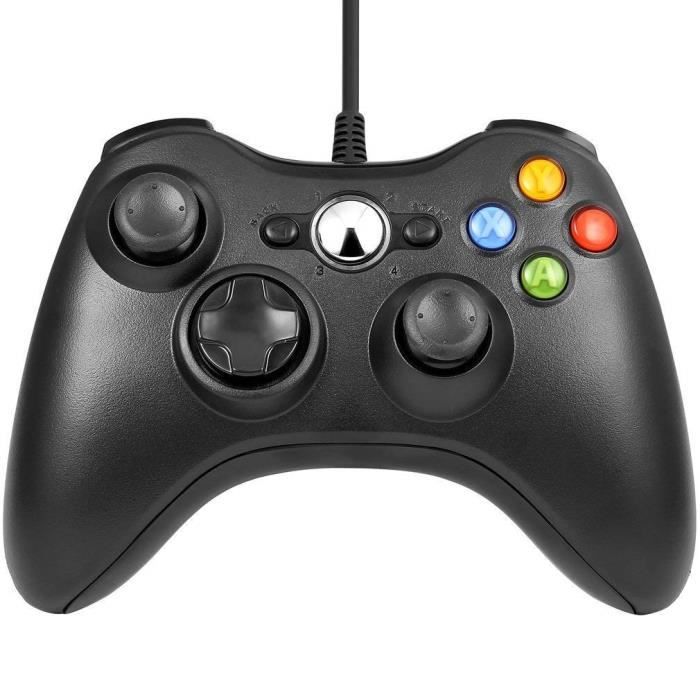 Xbox 360 Wired Controller, USB Wired Gamepad Game Joystick, mit Doppelvibration, Ideal für Windows7/8/10/PC/Xbox 360